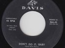 R&B Rocker 45 - Continentals - Don't Do It, Baby - Davis - mp3