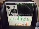 Mulligan Meets Monk LP VG 1959 Riverside RLP 1106 Black Label Gerry Thelonious