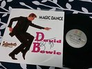 David Bowie Signed Vinyl. Rare Record. David Bowie Magic Dance, Ziggy,