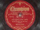 78 RPM -- Smoke Jackson & Red Onions (Zach Whyte), Champion 15714, V+/VV+ Jazz