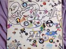 LED ZEPPELIN III wheel sleeve First UK Atlantic Red Plum EX/VG++ 2401 002