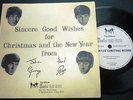The Beatles' Christmas Record 1963 Sincere Good Wishes flexi Xmas Time