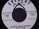 PATSY CLINE: Walking After Midnight / That Wonderful Someone 45 (dj, rubber sta