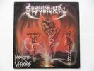 SEPULTURA MORBID VISIONS LP 1986 1st MUTILATOR SARCOFAGO COGUMELO BRAZIL