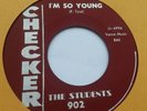 Rare 45rpm-The Students - Im so young-1957 -Checker - Vg.