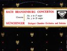 SXL 2126 UK WBG ED1 - BACH - BRANDENBURG CONCERTOS 2 & 5 - MUNCHINGER NM