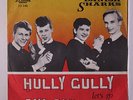 DANISH SHARKS: Hully Gully Let's Go / Cin Cin 45 (Denmark, PS) Oldies
