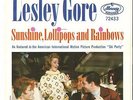 LESLEY GORE Sunshine Lollipops And Rainbows DJ picture sleeve 45 LESLIE girl pop