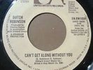 Dutch Robinson Cant get along without you US UA signed (rare soul vinyl 45)