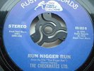 RARE FUNK / SOUL SINGLE THE CHECKMATES RUN NI**ER RUN RUSTIC LABEL EX