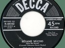 RAY-O-VACS Besame Mucho / You Gotta Love Me Baby 45rpm Decca 1950
