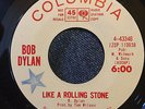BOB DYLAN Like A Rolling Stone COLUMBIA White Lbl Promo 45rpm Original CLEAN