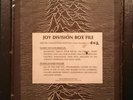 JOY DIVISION, BOX FILE, 3 X 12