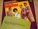 THE MONITORS   GREETINGS WE'RE THE MONITORS  RARE UK TAMLA MOTOWN STEREO LP 1969
