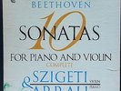 Vanguard SRV300-3 Beethoven:10 Violin Sonatas/Szigeti/Arrau, 4LP box