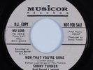 Crossover Soul 45 SONNY TURNER & SOUND LIMITED Now That You're Gone MUSICOR HEAR