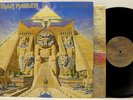 IRON MAIDEN Powerslave LP 1984 US ORIGINAL Capitol SJ 12321 w/LYRIC INNER