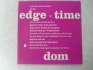 DOM - EDGE OF TIME DOLP SB LP063  MINT CLEAR WAX KRAUTMONSTER
