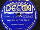 Harlem Hamfats w/Papa Charlie McCoy, pre-war blues 78 on Decca 7310,