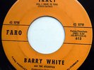 BARRY WHITE & ATLANTICS 45 Tracy / Flame Of Love NORTHERN SOUL Faro ORIG w5902