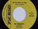 Northern Soul 45 DRAMATICS All Because Of You SPORT HEAR