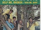 BEACH BOYS - Help Me Rhonda + Kiss Me Baby -  Capitol 5395 Orig. Swirl 1965 NOS