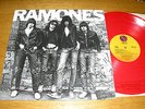 SELF TITLED -- THE RAMONES - ORIGINAL USA SIRE LABEL - RED VINYL - 1976.