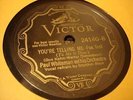 JAZZ PAUL WHITEMAN ORCH RHYTHM BOYS You're Telling Me/RAMONA VICTOR 24140 E/EE+
