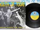 YOUTH OF TODAY BREAK DOWN THE WALLS REVELATION 8 US Pressing Vinyl LP