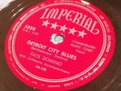 FATS DOMINO Detroit City Blues The Fat Man rare 78 record imperial 558 R&B