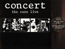 THE CURE concert: the cure live FIXH 10 A1/B1 1st uk press fiction LP EX-/EX-