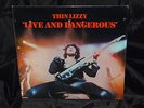 THIN LIZZY Live and Dangerous SEALED USA 1978 1ST PRESS 2 LP SET W/ NO BARCODE