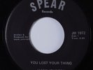 Funk 45 HANK JOHNSON You Lost Your Thing SPEAR NM HEAR
