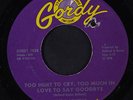 DARNELLS: Too Hurt To Cry, Too Much In Love To Say 45 (co) Soul