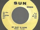 ELVIS PRESLEY(Aaron P.)*MY BABY is GONE/BABY LET'S PLACE HOUSE* SUN,PROMO RECORD