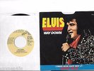 ELVIS PRESLEY * 45 * DJ PROMO * Way Down / Pledging My Love * 1977 * NM USA /PS