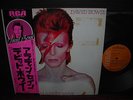 David Bowie Aladdin Sane Japan Rare LP PINK OBI G/F 1976