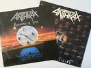2 x LP Anthrax - Persistence of Time / Among the Living - Island Megaforce - ois