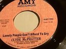 RARE NORTHERN SOUL 45 CLYDE McPHATTER LONELY PEOPLE CAN AFFORD TO CRY AMY LISTEN