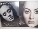 2 Vinyl Records - ADELE 21 & 25 - Used, with Case & Inserts - UNTESTED