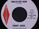 KENNY ANCEL: Twelve Feet High 45 (dj, Lee Hazlewood song) rare Rock & Pop