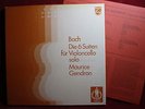 J.S. Bach  6 SUITEN FÜR VIOLONCELLO SOLO Maurice Gendron Philips 3 LP-Box