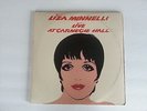 Liza Minnelli Live At Carnegie Hall Viynl LP Cover by artist Andy Warhol