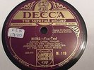 VERY RARE AMBROSE AND HIS ORCHESTRA MONA & I'M ON A DIET OF LOVE DECCA M119