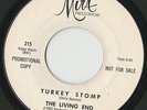 RARE ORIG GARAGE FREAKBEAT 45 - THE LIVING END - TURKEY STOMP - MIRA (W/D)