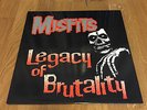 Misfits Legacy of Brutality LP US 1985 EX+ 1st Press The Cramps Damned Fugazi