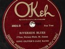 KING OLIVER'S JAZZ BAND  Working Man Blues   ORIG Okeh 40034 US-1923