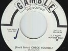Northern Soul 45 - Intruders - (You'd Better) Check Yourself - Gamble - VG++ mp3