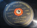 78 RPM Prof. ADOLF BUSCH Violin BACH Gavotte - Rondo / Adagio POLYPHON 12
