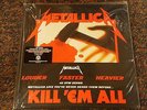 METALLICA SEALED 2 LP SET 45 RPM 180 GRAM KILL 'EM ALL LOUDER FASTER HEAVIER